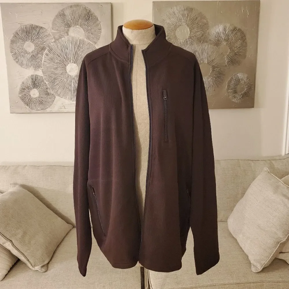 NEW: Tailor Vintage PUREtec cool® Waffle Bonded Fleece Full Zip size XXL